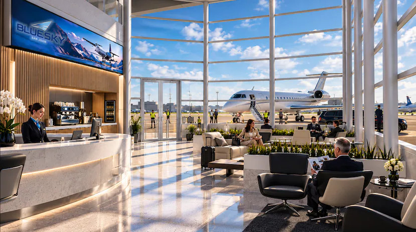 Comenzó la construcción de BlueSky San Juan, el proyecto de aviación privada en el Luis Muñoz Marín